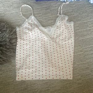 Brandy melville hearts tank top